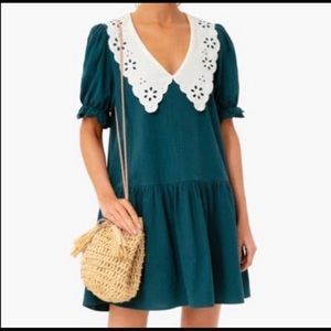 Tuckernuck Pomander Place Peacock Green Kit Dress